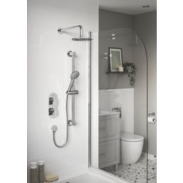 Bristan Frammento HP/Combi Flexible Concealed Chrome-Plated Thermostatic Dual Control Shower Kit
