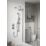 Bristan Frammento HP/Combi Flexible Concealed Chrome-Plated Thermostatic Dual Control Shower Kit