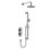 Bristan Frammento HP/Combi Flexible Concealed Chrome-Plated Thermostatic Dual Control Shower Kit