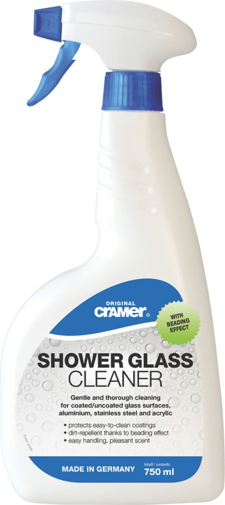 Cramer Bathroom Shower Glass Cleaner 750ml - Screwfix