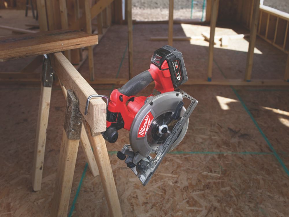 Milwaukee M18 CCS55 0 165mm 18V Li Ion RedLithium Brushless Cordless Circular Saw Bare Screwfix