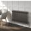 Reina 600mm x 605mm 1935BTU Raw Metal Horizontal 2 Column Radiator