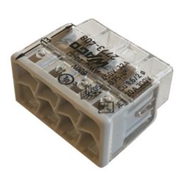 Wago 2773-408 32A 8-Way Push-Wire Connectors 40 Pack Price Comparisons | Compare The Build