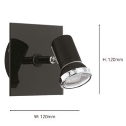 Eglo Tamara 1 LED Square 1-Light Spotlight Black 3W 240lm