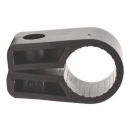 Vimark Black Round CC6 Cable Cleats 12.6mm - 15.2mm 25 Pack