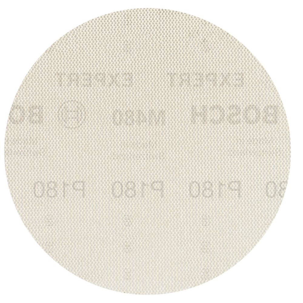 Bosch Expert M480 180 Grit Mesh Wood Sanding Discs 125mm 5 Pack Screwfix