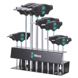 Wera Bicycle (6) Metric & TX T-Handle Screwdriver Key Set 10 Pcs