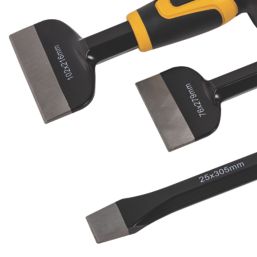 Roughneck  Guarded Bolster & Cold Chisel Set 3 Pieces