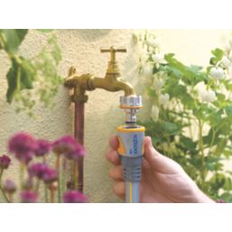 Hozelock  12.5 & 15mm Single-End Female Metal Hose Connector