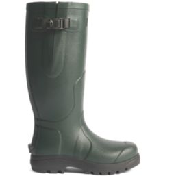 Hunter Balmoral MK II Side Adj Boot Size 8  Olive Non Safety Wellies