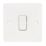 Hager Sollysta WMPS11 10AX 1-Gang 1-Way Light Switch  White