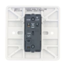 Hager Sollysta WMPS11 10AX 1-Gang 1-Way Light Switch  White