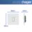 Hager Sollysta WMPS11 10AX 1-Gang 1-Way Light Switch  White