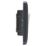 Knightsbridge Part M 10AX 1-Gang 1-Way Double Pole Switch  Anthracite