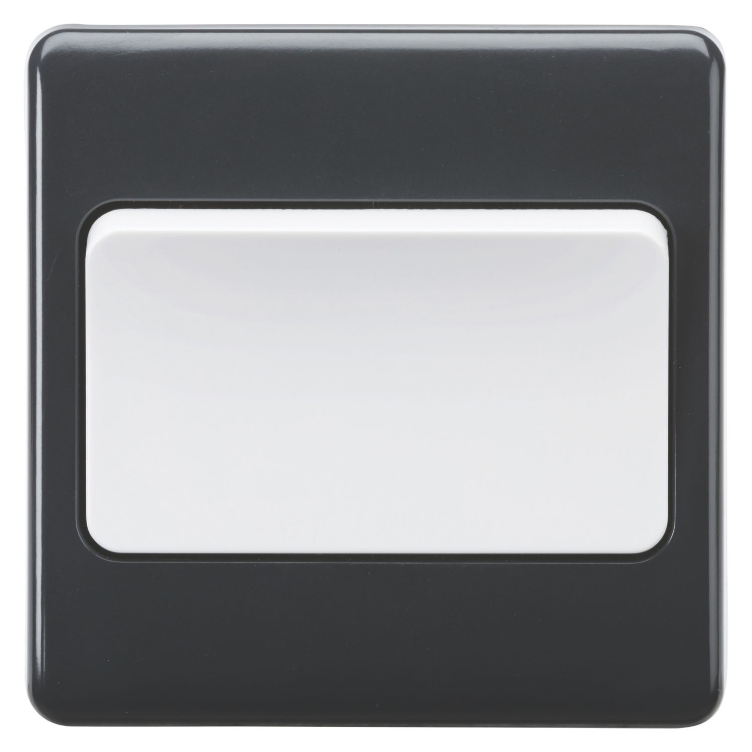 Knightsbridge Part M 10AX 1-Gang 1-Way Double Pole Switch Anthracite (462CR)