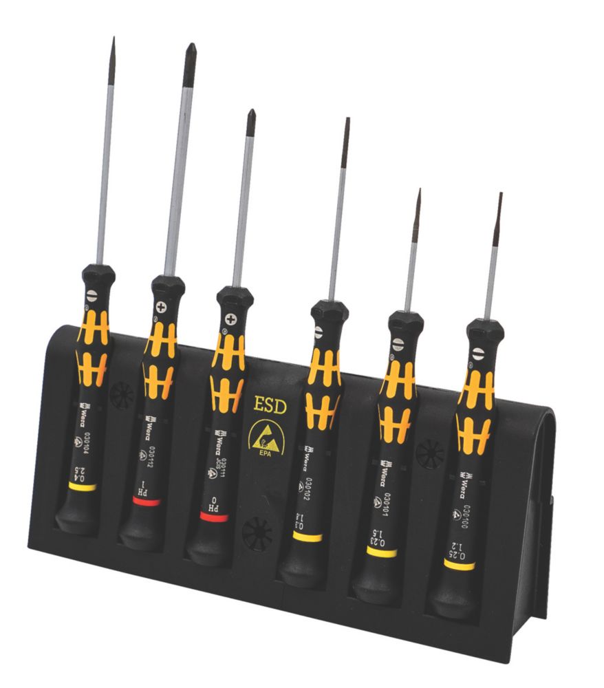 WERA KRAFTFORM MICRO Precision Screwdrivers, Choose From Slot,Phillips,Pozi,Hex £6.90 - UK