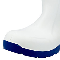 Dunlop Food Pro   Safety Wellies White Size 4