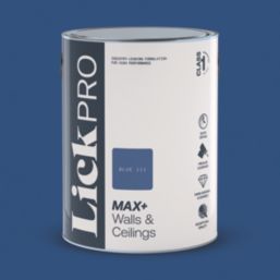 LickPro Max+ 5Ltr Blue 111 Matt Emulsion  Paint