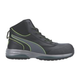 Puma Rapid Mid Metal Free Safety Boots Black Size 8 - Screwfix