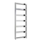 Reina 1100mm x 450mm 813BTU Chrome Flat Designer Towel Radiator