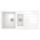 ETAL Comite 1.5 Bowl Composite Kitchen Sink White Reversible 1000mm x 500mm