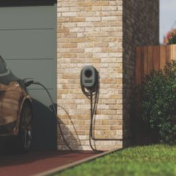 Sync Energy Wall Charger 2 1 Port 7.4kW  Mode 3 Type 2 Plug Smart Tethered EV Charger Grey