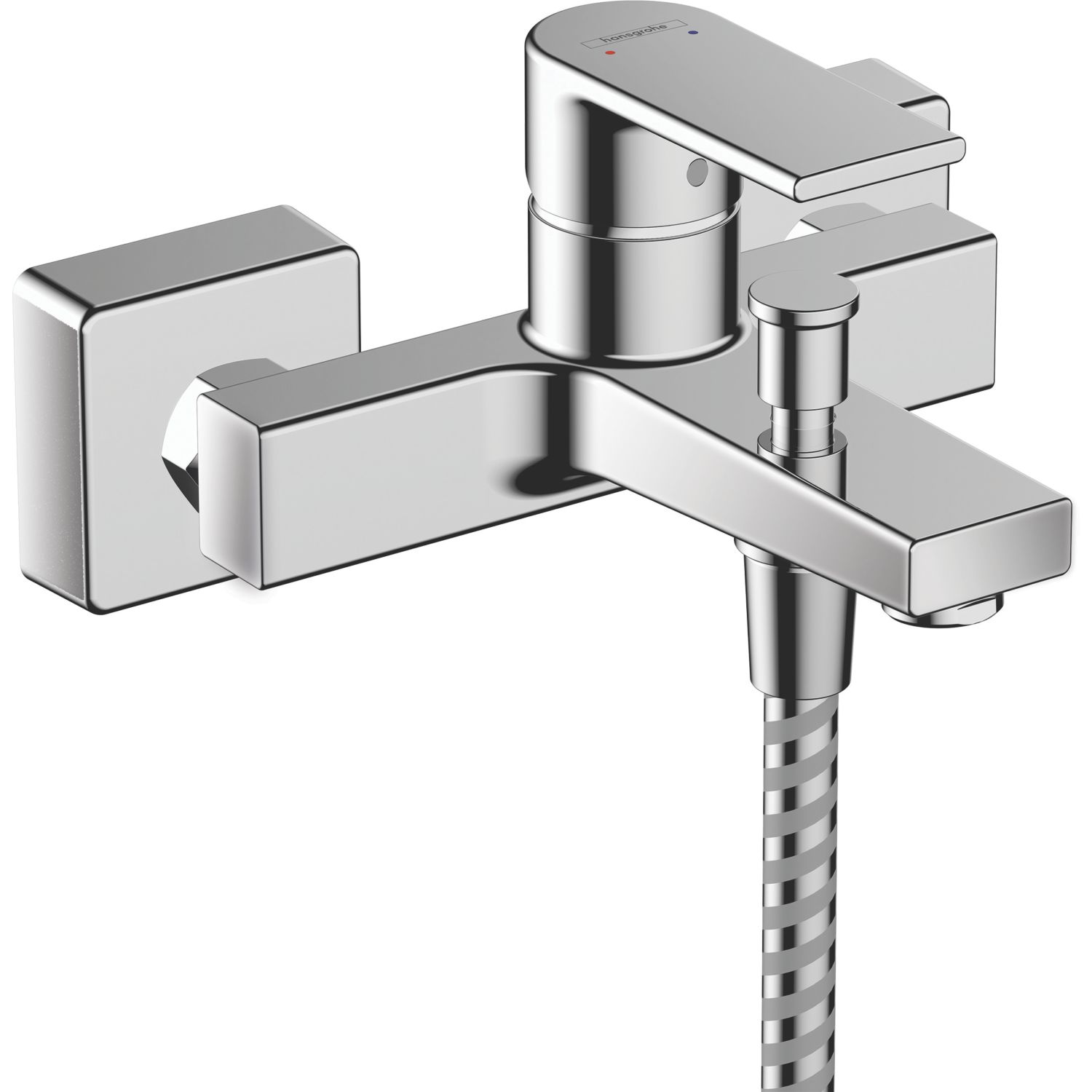 Hansgrohe Vernis Shape Wall Mounted Bath and Shower Mixer Chrome (462VG)