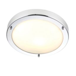Saxby Portico Bathroom Ceiling Light Chrome