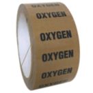 Essentials Oxygen Pipe Marking Tape Brown 30m x 50mm
