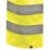 Site Huske Hi-Vis Overtrousers Elasticated Waist Yellow Small 25" W 30" L