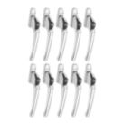 Smith & Locke Left & Right-Handed  Espagnolette Window Handle Matt Chrome 10 Pack