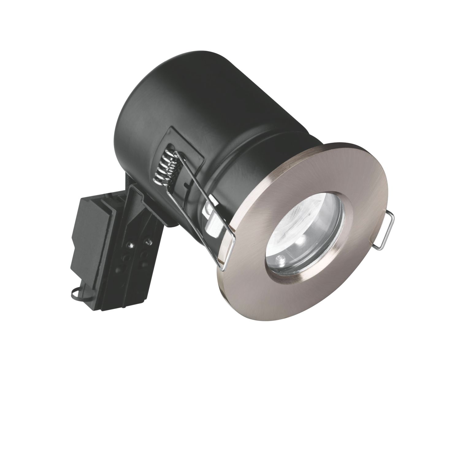 Aurora EFD Fixed Fire Rated LED Downlight Satin Nickel 5W 500lm (4634P)