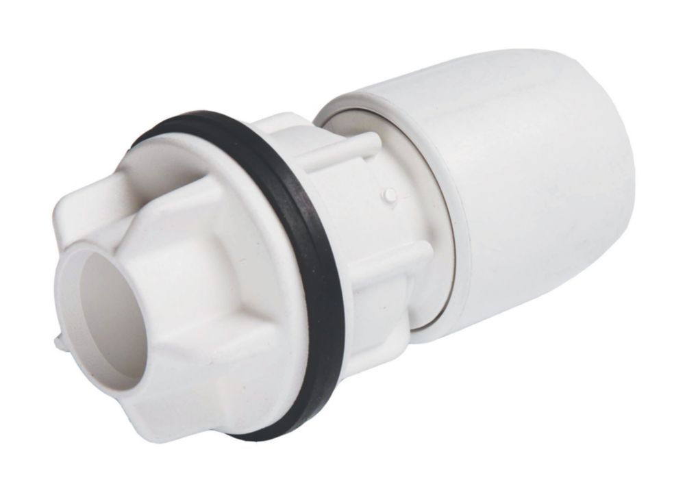 Hep2O  Plastic Push-Fit Tank Connector 15mm