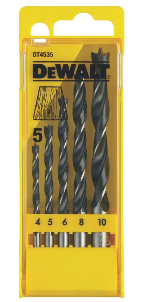 Dewalt straight shank combination drill bit set hot sale