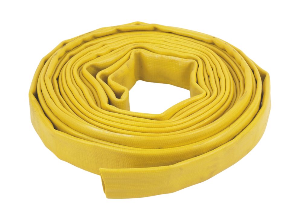 Layflat Hose Yellow 10m x 1 - Screwfix