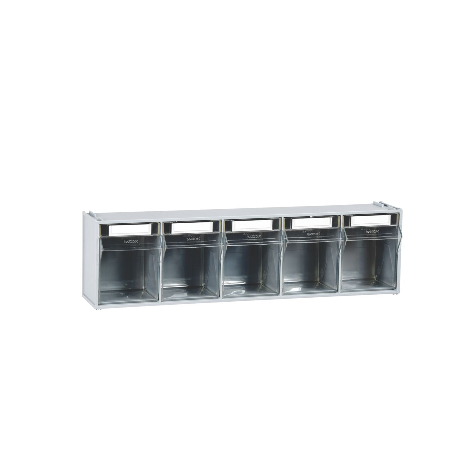 Barton Clearbox Single-Sided Storage System with Tilt Bins 600mm x 136mm (463AG)