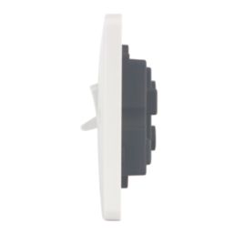 Hager Sollysta WMCC50 45A 1-Gang 2P+E Cooker Switch White  with White Inserts