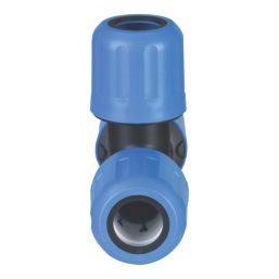 Flomasta  Polybutylene, PEX & Copper Push-Fit Equal MDPE Tee 25mm