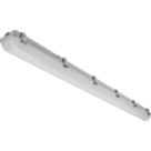Knightsbridge Torlan Single 5ft LED Non-Corrosive Batten With Microwave Sensor 26/48W 4050 - 7250lm 230V