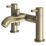 ETAL Bounce Brushed Brass 142mm Deck Mounted Dual Control Manual Shower Mixer Tap