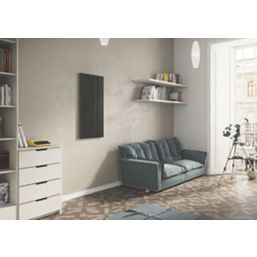 Ximax  800W Electric Wall-Mounted Designer Infrared Radiator 600mm x 1200mm Black 2730BTU