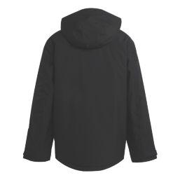 Regatta Navigate 100% Waterproof Jacket Black/Orange Pop Medium Size 39.5" Chest