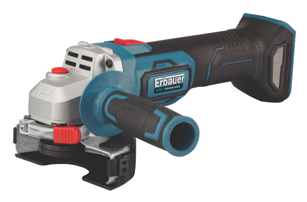 Refurb Erbauer EAG18Li 18V LiIon EXT 4 1/2" Brushless Cordless Angle Grinder Bare Screwfix