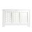 Victorian Radiator Cover White 1420mm x 210mm x 918mm