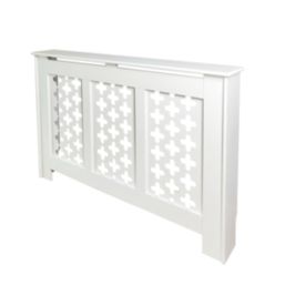 Victorian Radiator Cover White 1420mm x 210mm x 918mm