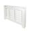 Victorian Radiator Cover White 1420mm x 210mm x 918mm