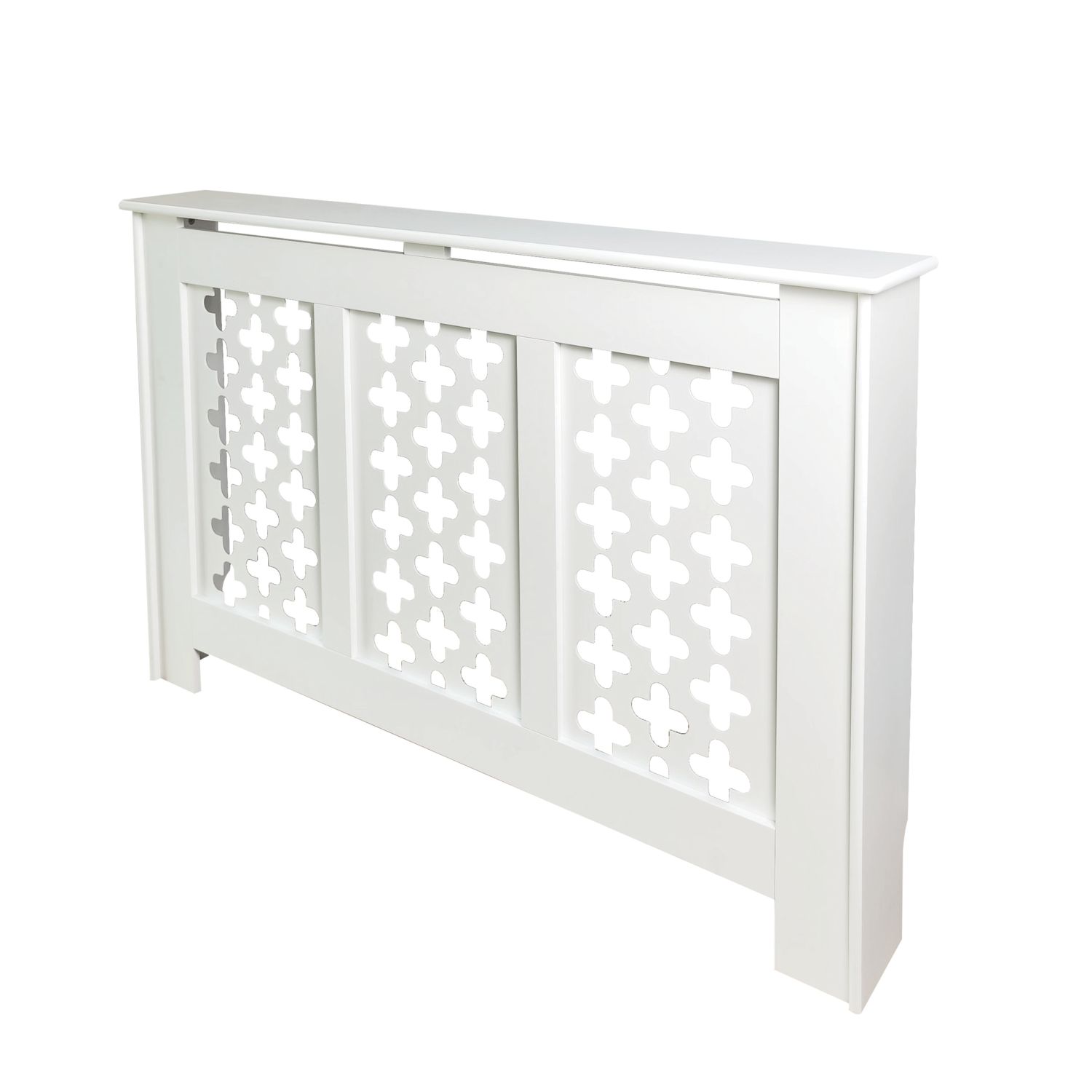 Victorian Radiator Cover White 1420mm x 210mm x 918mm (463VU)