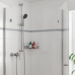 Grohe Start Edge Exposed Single Outlet Manual Chrome Wall-Mounted Shower Mixer Valve