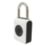 Smith & Locke  Zinc  Closed Shackle Fingerprint  Biometric Lock 33mm