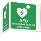 Essentials Automated External Defibrillator Projecting Sign (3D) 200mm x 400mm
